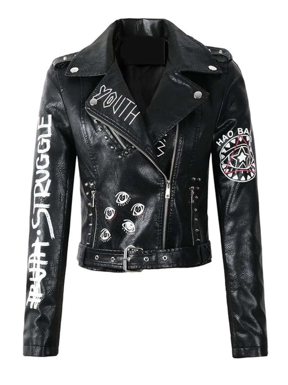 Eye Dare You Leather Jacket